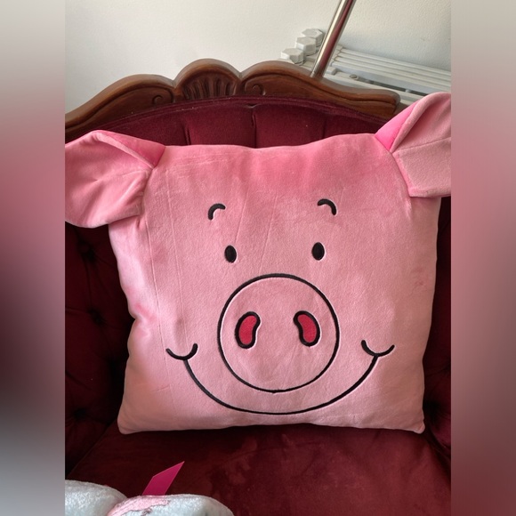 Percy pig marks & Spencer blanket and pillow - Picture 6 of 9